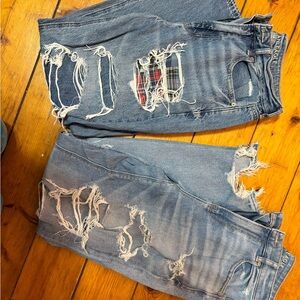 American Eagle mom jeans